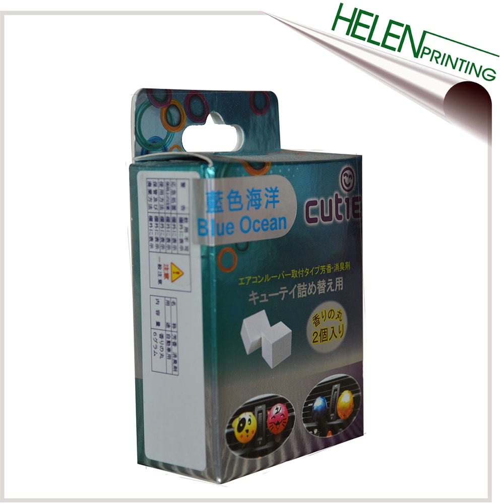 汽車消臭劑紙盒印刷